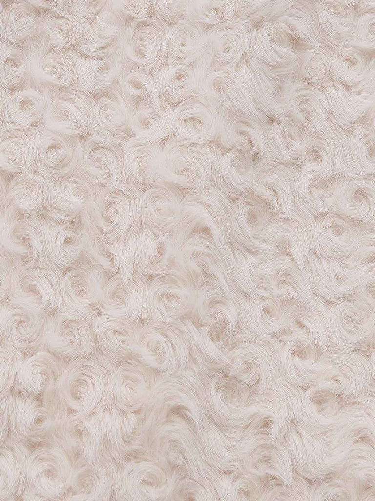 [Vorverkauf] Beige 1950er Schlüsselloch Bogen Stricken Plüsch Kleid