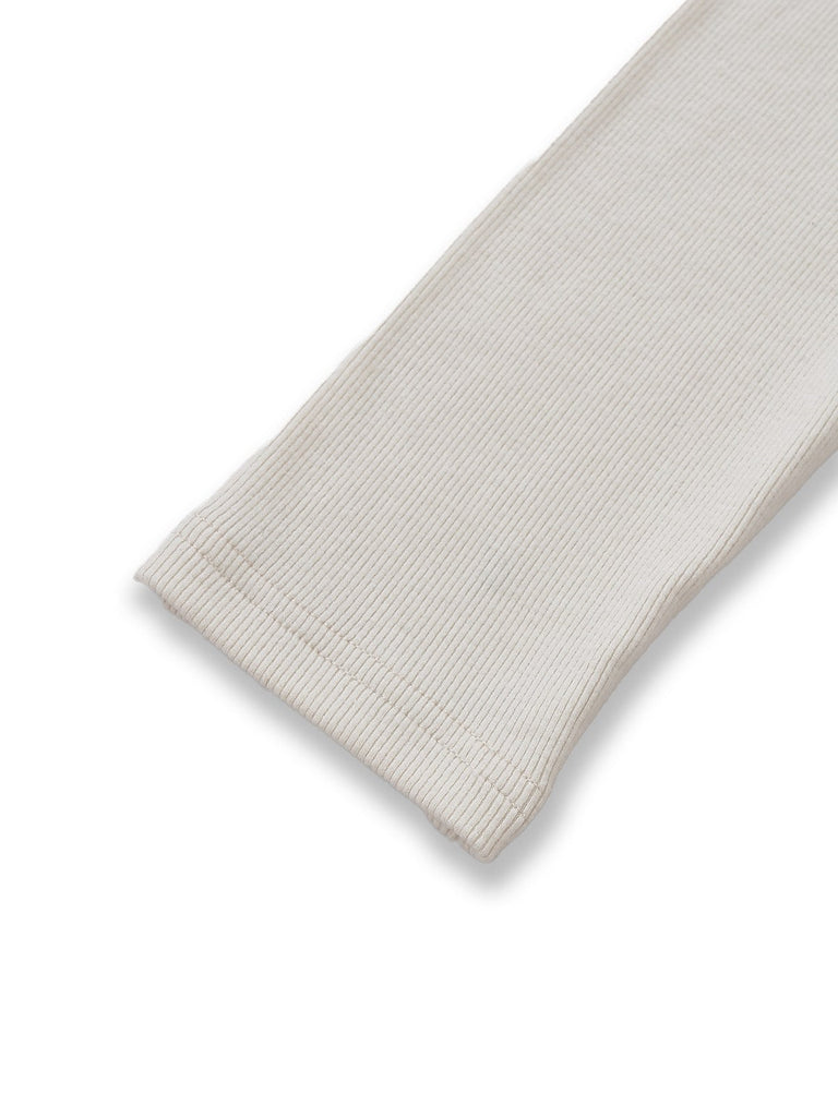 [Vorverkauf] Beige 1950er Schlüsselloch Bogen Stricken Plüsch Kleid