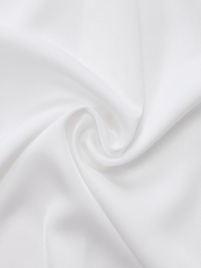 [Vorverkauf] 2PCS Weiß & Schwarz 1940er Bluse & Tartan Latzhose