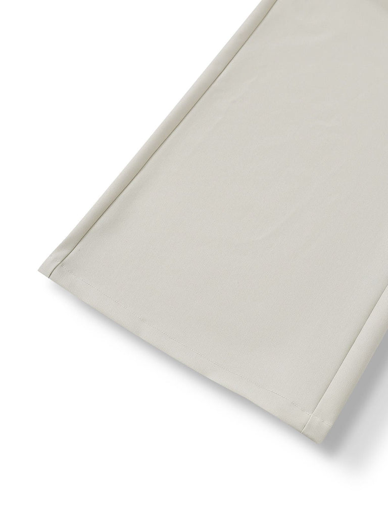 [Vorverkauf] Olivgrün 1950er Taste-Up Blumen Weites Bein Jumpsuit