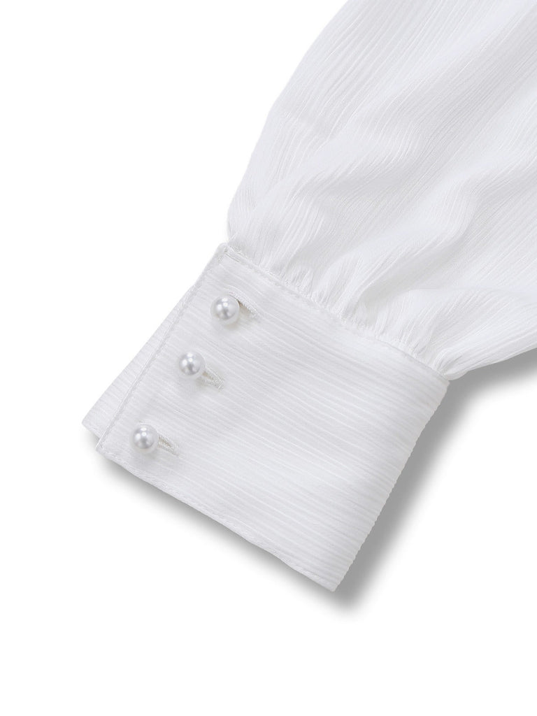 [Vorverkauf] Braun 1930er Gerüschtes Brosche Royal Stil Jumpsuit