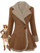 Vintage 1970er Revers Ausgestellter Saum Suede Jacke