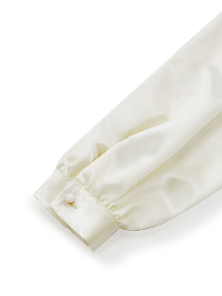 [Vorverkauf] Khaki 1960er Bogen Kragen Patchwork Jumpsuit