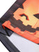 Schwarzes 1950er Halloween Kürbis Swing Kleid