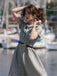 Braun 1940er Kleines Fensterkaro Plaid Kleid