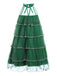 [Vorverkauf] Grün 1960er Pom-Pom Weihnachten Baum Kleid