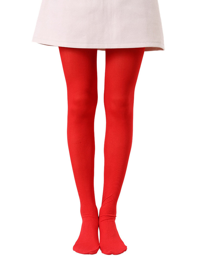 Farbig Vollfuß Strumpfhosen Pantyhose