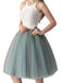 Gradient 1950er Schleife Gürtel Netz Unterrock Petticoat