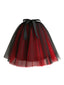 Gradient 1950er Schleife Gürtel Netz Unterrock Petticoat