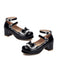 Herz Perle Bogen Mary Jane Heels