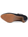 Vintage Spitze Patchwork T-Strap Schnalle High Heels