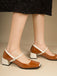 Mary Jane Lackleder Schuhe mit klobigem Absatz