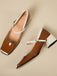 Mary Jane Lackleder Schuhe mit klobigem Absatz