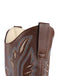 Retro Bestickt Leder Kalb Cowboy Stiefel