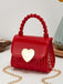 Lack Leder LOVE Mini Handtasche