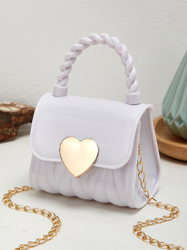 Lack Leder LOVE Mini Handtasche