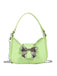 Vintage Leder Bogen Handtasche