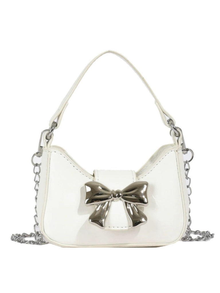 Vintage Leder Bogen Handtasche