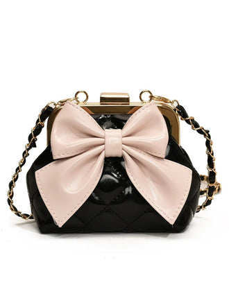 Vintage Bogen Clip Kette Crossbody Tasche