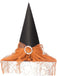 Halloween Netz Patchwork Spitz Hexe Hut