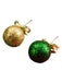Weihnachten Ball Bogen Pailletten Stud Ohrringe