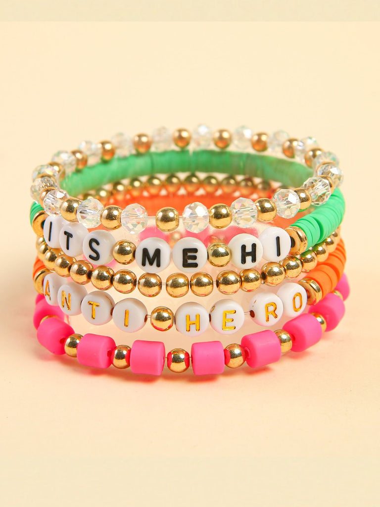 Polymer Brief Sonne Smiley Gesicht Armband