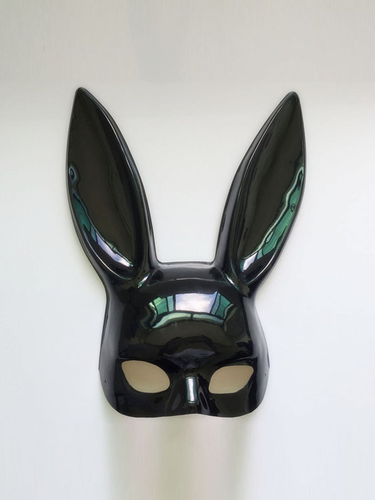 Halloween Ostern Hase Halbes Gesicht Maske