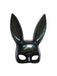 Halloween Ostern Hase Halbes Gesicht Maske