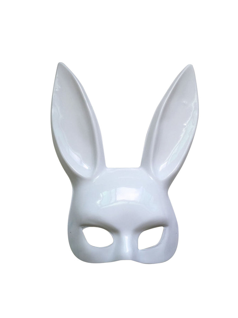 Halloween Ostern Hase Halbes Gesicht Maske