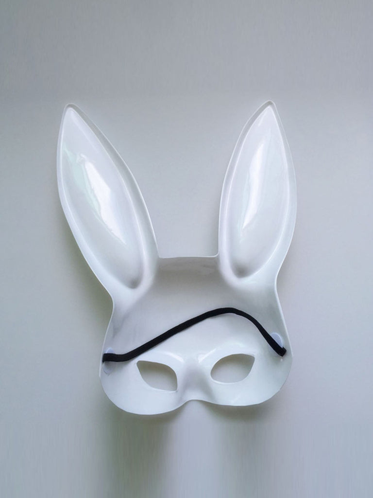 Halloween Ostern Hase Halbes Gesicht Maske