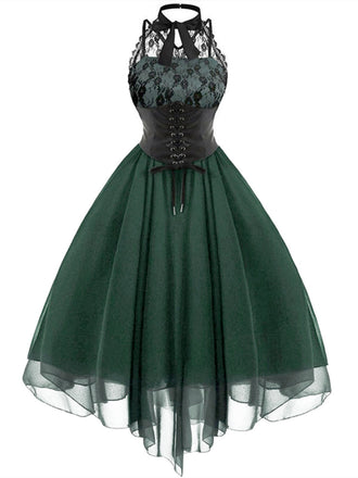 GOTHIC SPITZE STEAMPUNK KLEID