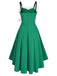 1950ER HILO HOHE TAILLE SPAGHETTI KLEID