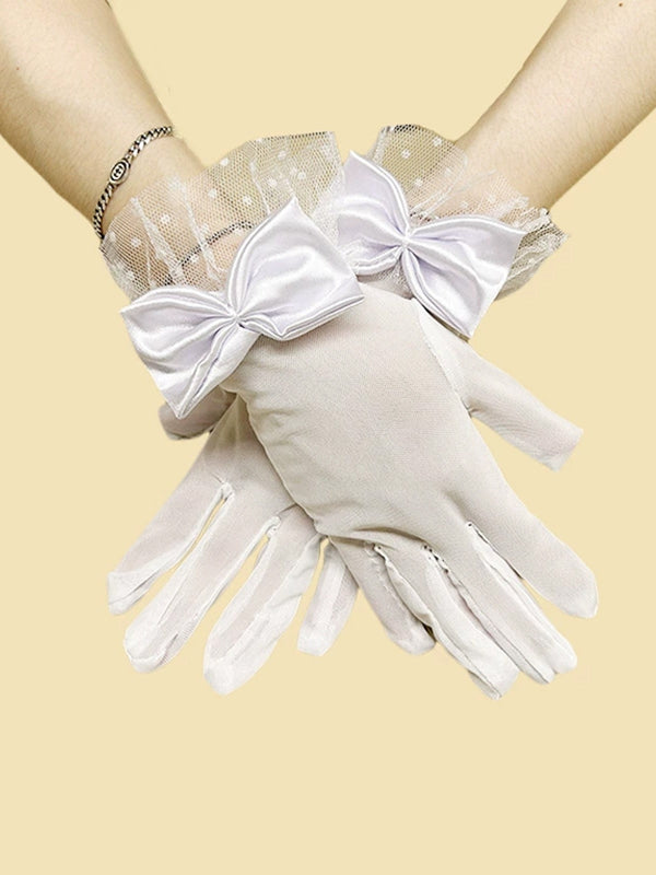 Transparente Tüllhandschuhe Mit Touchscreen Ballkostüm Zubehör Set – Lange Tüll Handschuhe Schwarz Mit Halsband Und Ohrsteckern Für Abendkleid, Bälle & Bühne