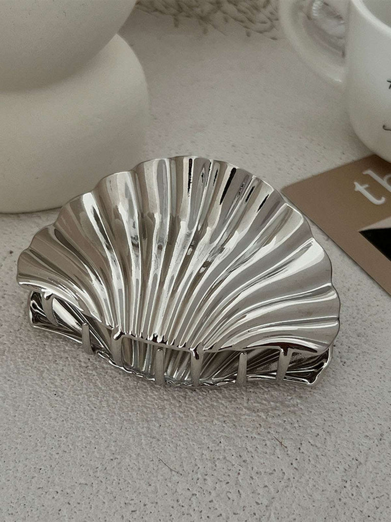 Vintage Muschel Form Metall Haarklammer