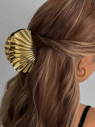 Vintage Muschel Form Metall Haarklammer