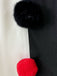 Schwarz & Weiß 1950er Halloween Horror Clown Cosplay Cape