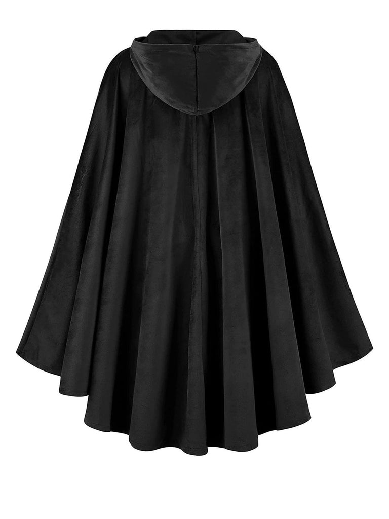 1940er Halloween Mittelalterlich Wildlederimitat Cloak Mantel