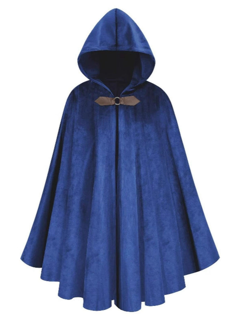 1940er Halloween Mittelalterlich Wildlederimitat Cloak Mantel