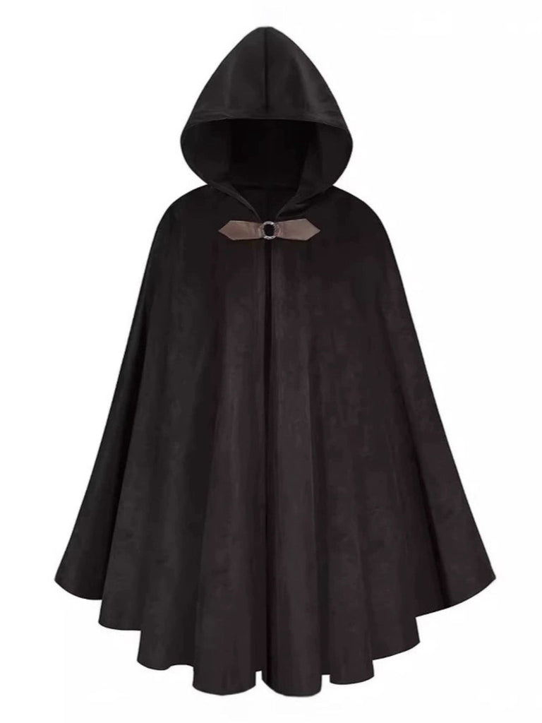 1940er Halloween Mittelalterlich Wildlederimitat Cloak Mantel