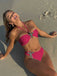 1960er Seestern Schnürung Halter Bikini Set