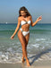 1960er Seestern Schnürung Halter Bikini Set