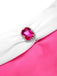 Pfirsichrosa 1970er Schmuck Prinzessin Bikini Set