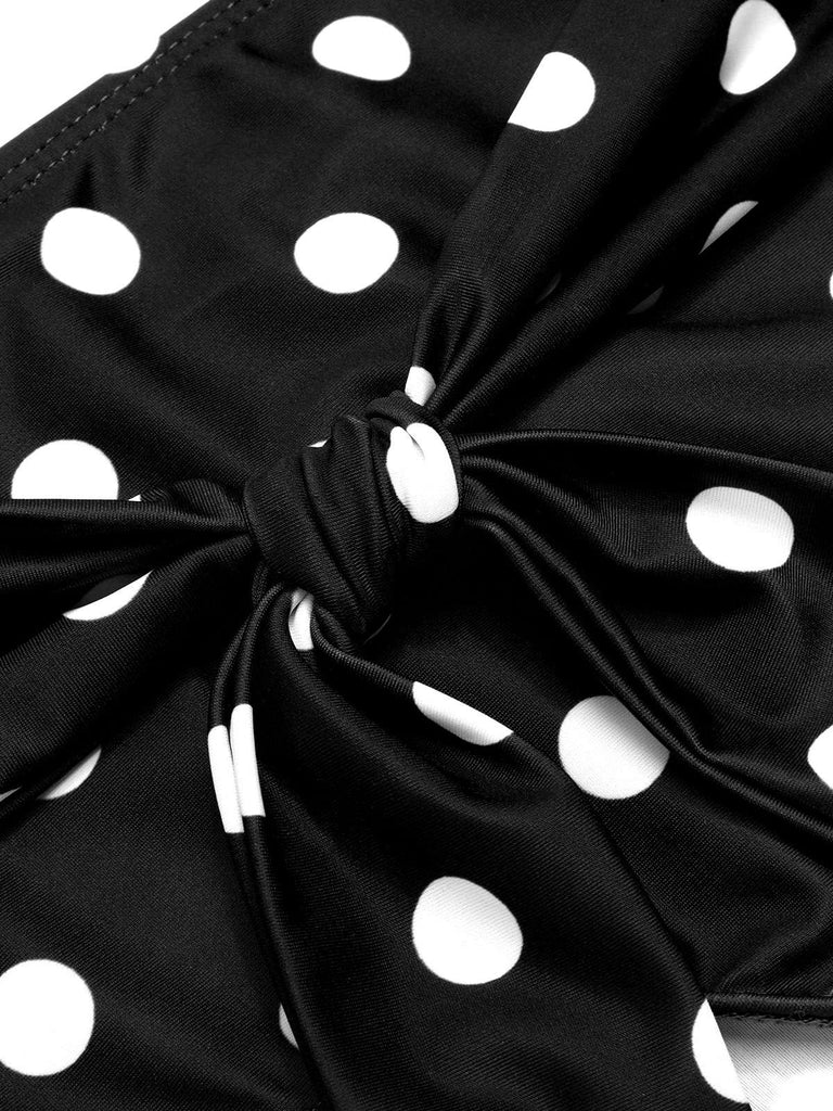 [Vorverkauf] Vintage 1950er Polka Dots Gurt Badeanzug