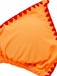 Orange Rot 1930er Spaghetti Träger Halter Binden Bikini