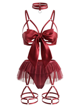 1960er Bogen Netz Patchwork  Pyjama Set