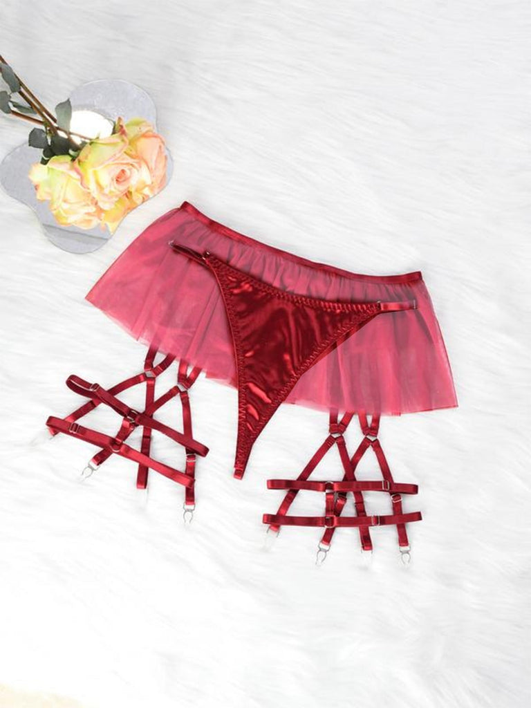 1960er Bogen Netz Patchwork  Pyjama Set