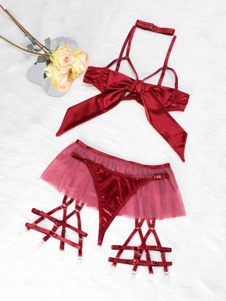 1960er Bogen Netz Patchwork  Pyjama Set