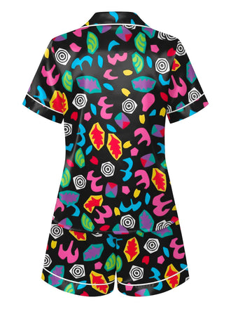 [Vorverkauf] Mehrfarbig 1980er Revers Stranger Things Eleven Pajama Set