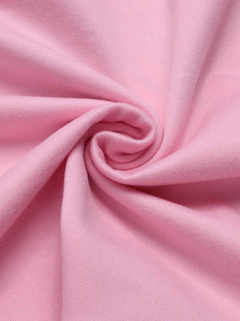 Rosa 1970er Spaghetti Träger Schmetterling Pyjama