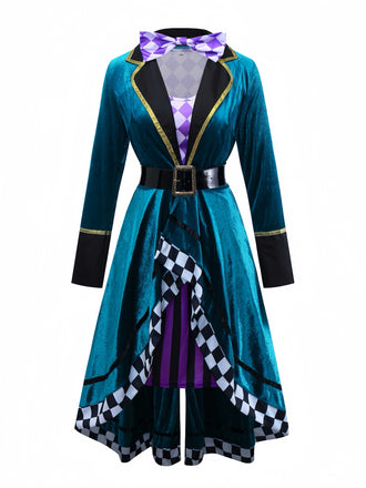 [Vorverkauf] 1960er Halloween Mad Hatter Inspiriertes Kostüm Set